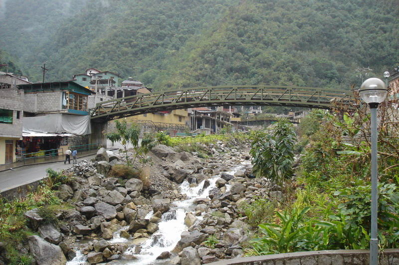 Town River, Aguas Calientes, Peru